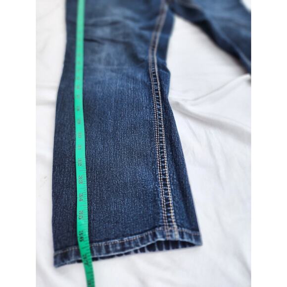 Christopher Banks Womens Jeans Sie 16 Short Stretch with bling buttons - Picture 2 of 10